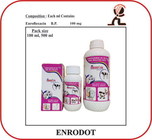 Enrfloxacin Oral Suspension Enrodot For Veterinary Use