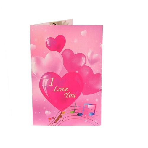 Metal Musical Singing Love Card Gift For Wife, Girlfriend, Fiance, Husband And Someone Special On Valentine'S Day, Anniversary, And Special Occasion For Special One