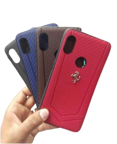 Rubber Back Cover For Mobile Phone - Color: Black