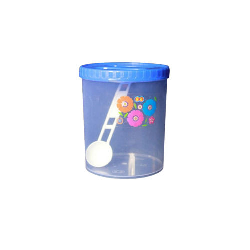 transparent plastic container