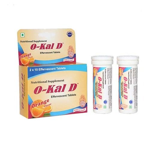 O-Kal D Calcium And Vitamin D3 Orange Flavor Tablets For Bone And Teeth Efficacy: Promote Nutrition