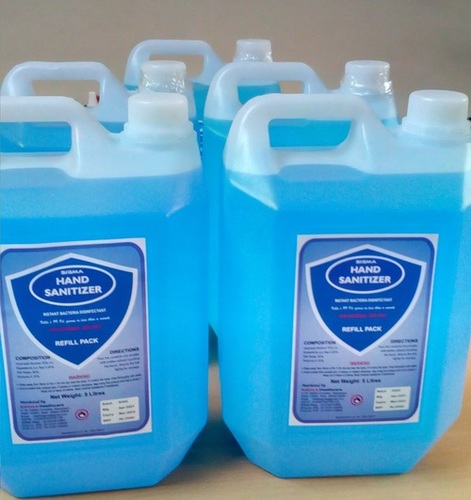 ब्लू आइसोप्रोपिल अल्कोहल आधारित हैंड सैनिटाइज़र लिक्विड, 99% कीटाणुओं को मारता है आयु समूह: बच्चे