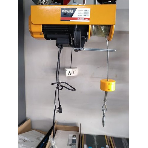 Mini Electric Wire Rope Hoist 1000 Kg - Capacity: 1000Kg Kg/Hr