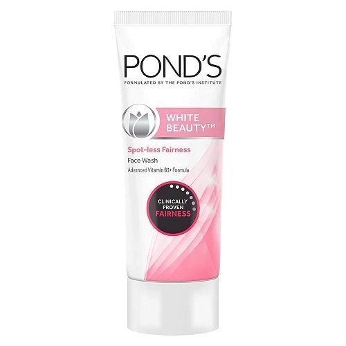 New White Bright Ponds Beauty Face Wash Cream For Ladies Ingredients: Herbal