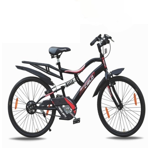 Mens Bicycle - Metal Frame, 2 Wheel Design | Unique Unicrown Fork, Color Coated Finish, Extra Soft Handlebar Grips, V Brakes, Flying Mudguards, Ed Coated Wheels with 20*2.40 Tyres
