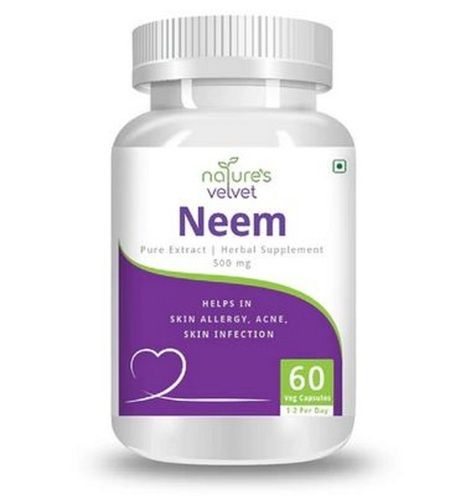 Herbal Neem (Azadirachta Indica) Extract Capsules Age Group: For Adults