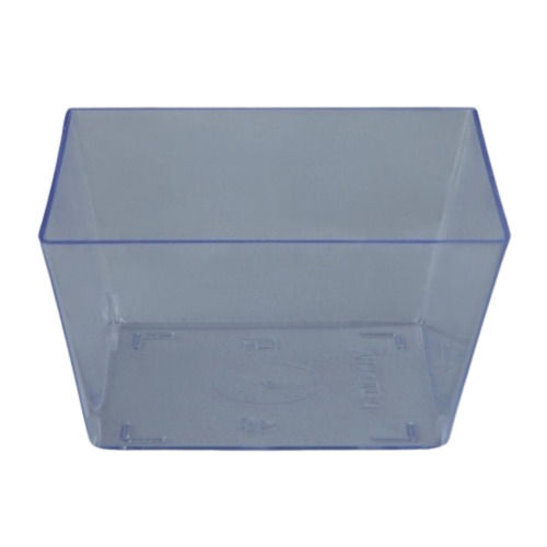 Square Transparent Plastic Mousse Cup 2.3" / 60 Mm