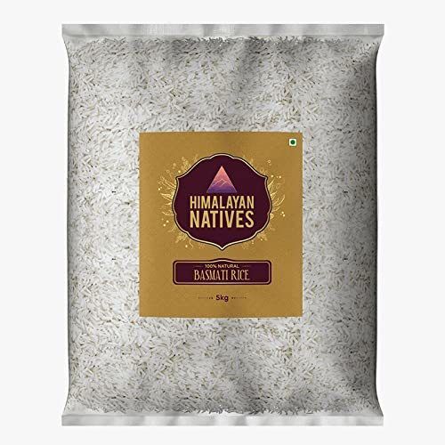 100% Natural Himalayan Natives Premium Basmati Rice 5 Kilogram Pack