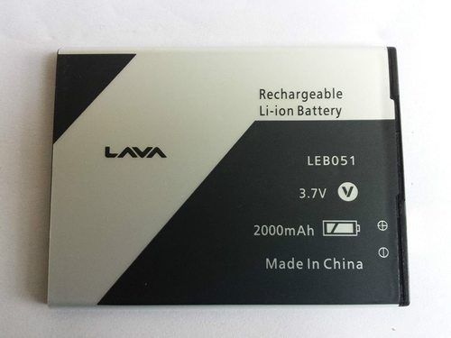 2000 mAH Rechargable LEB051 Lithium-Ion Lava Mobile Battery