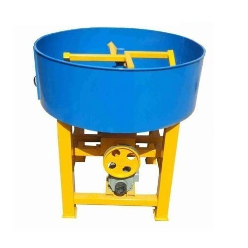 Mild Steel Semi Automatic Concrete Pan Mixer - 5.0 kW Power 300 Ltr Capacity Easy Installation Enhanced Functional Life Manual Operation Low Maintenance