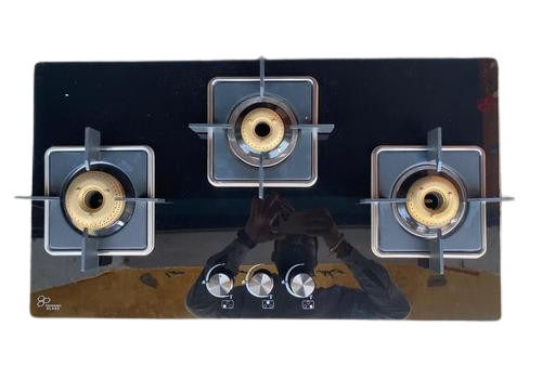 3 Burner Glass Gas Stove