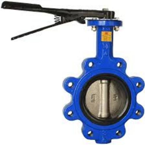 80 Mm Cast Iron Gear/Handle Operated Pn16 Soft Seated Water Butterfly Valves Power Source: Manual