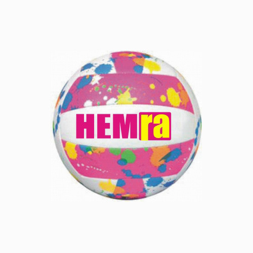 पीवीसी वॉलीबॉल गोल आकार और 2 परत (1 पॉलिएस्टर 1 कपास अस्तर) और 280-300 ग्राम वजन के साथ