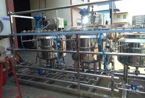 Silver Stainless Steel Electric Syrup Manufacturing Plant With Capacity Of 100 L To 20,000 L 