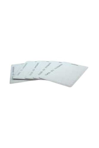 85.6 x 54 MM Glossy Finish White ISO PVC Card for Thermal Printer