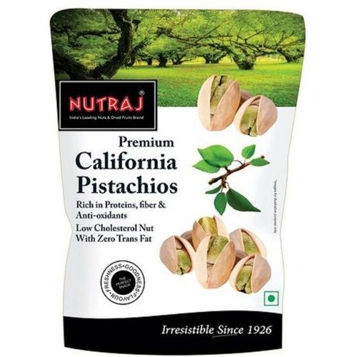 Nutraj Ready To Eat Whole California Roasted And Salted Pistachios (250g Pack)