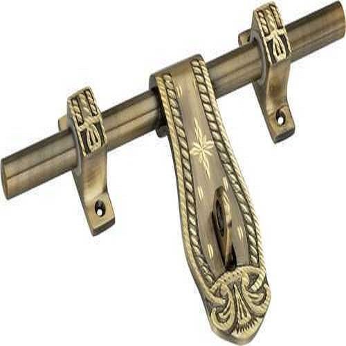 Long Life And Solid Antique Brass Finish Standard Size Door Handle Application: To Lock The Gate