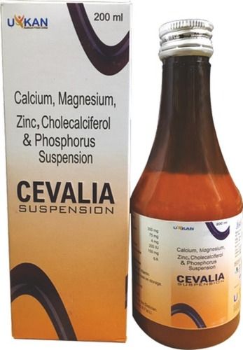 Calcium, Magnesium, Zinc, Cholecalciferol And Phosphorus Oral Suspension Dosage Form: Liquid