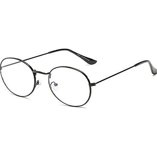 Glass Transparent Anti Blue Ray Square Eyeglasses Reading Zero Power For Women