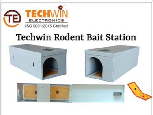 Powder Coated Mild Steel Rodent Bait Station For Food Processing, Pharma And Hotel
