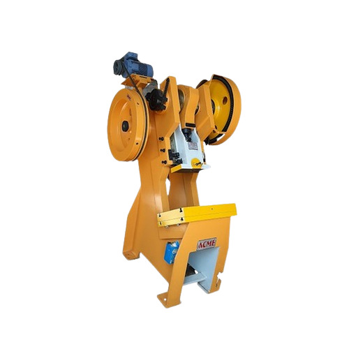Semi-Automatic Inclinable Power Press Machine - 0-30 Ton Capacity, 3 Hp Motor Power, Mild Steel Construction, Light Orange Finish, 220-440 Volt Voltage, 16000 Kg Weight