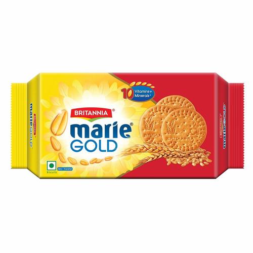 Crisply and Tasty Britannia Marie Gold Biscuits with Net Weight 250g