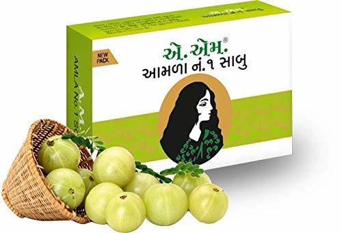 Green A Grade 100% Pure A.M. Pure Amla Bath And Hand Wash Amla Soap