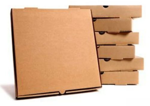 Brown Color Rectangular Shape Printed Pizza Packaging Boxes