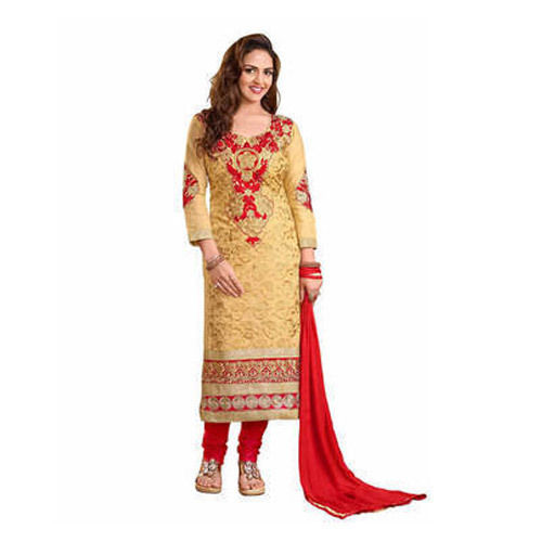 Indian  Appealing Look Trendy Design Shrink Resistance Skin Friendliness Long Stitched Suit For Ladies