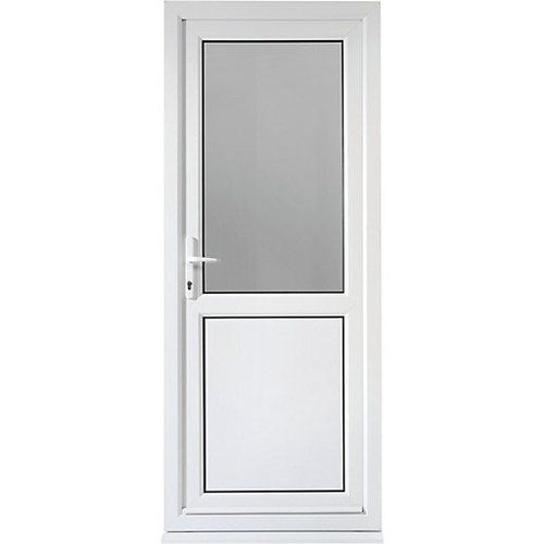 White Durable, Portable Light Weight And Strong Casement Upvc Open Door