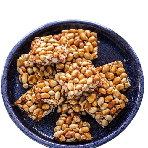 Brown Sweet Peanut Candy Fat Contains (%): 8 Grams (G)