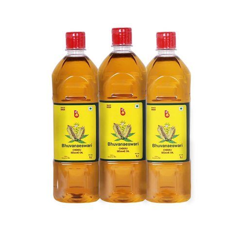Bhuvanaeswari Cold Pressed Sesame Oil For Cooking Pack Size 1 Litre