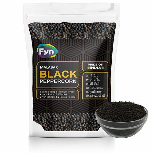 Fyn Premium Grade Malabar Black Pepper Whole Kali Mirch 250 G