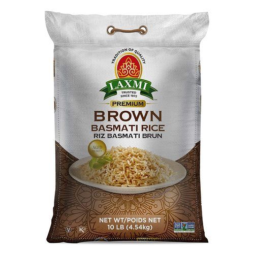 Laxmi Premium Brown Basmati Rice Riz Basmati Brun For Home Cooking Admixture (%): 4%