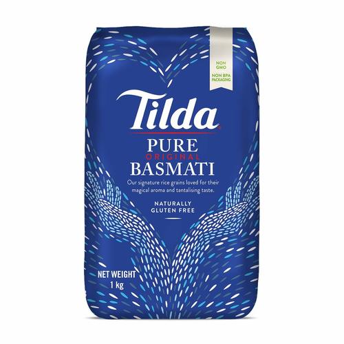 Tilda Cimune Gluten Free Medium Grain Brown Basmati Rice Pack Size 1 Kg