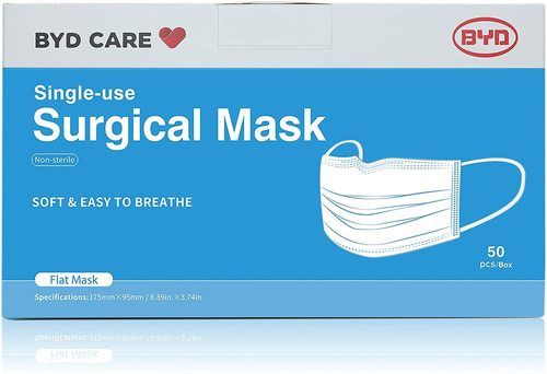 Byd Care Single Use Soft And Easy To Breathe Level Non-Sterile Ii Ear Loop Mask Age Group: Suitable For All Ages