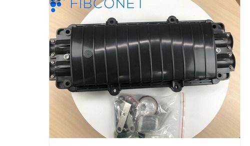 Black Coyote Cross-Connect Terminal Closure With 96 Single Fiber Splices And 5G Network