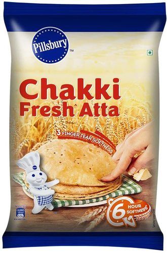 Pillsbury 100% Natural Fresh Gluten Free Whole Wheat Chakki Fresh Atta 5 Kg Carbohydrate: 3% Percentage ( % )