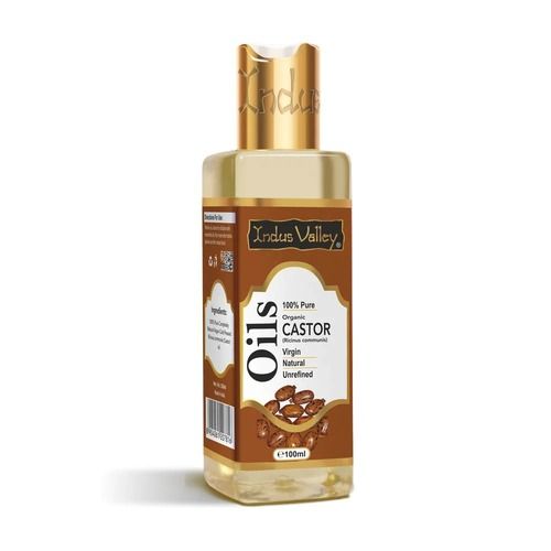 100% Organic Virgin Castor Carrier Oil For Skin And Hair Care - 100 Ml