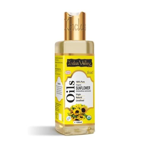 100% Organic Virgin Sunflower Carrier Oil For Hair And Skin Care - 100 Ml Pack Age Group: Adults