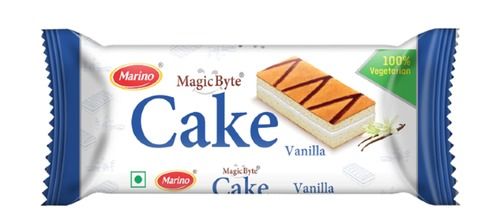 Magic Byte Ready To Eat 100% Vegetarian Vanilla Flavor Spongy Cake For Parties