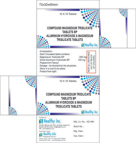 Aluminium Hydroxide and Magnesium Trisilicate Tablet