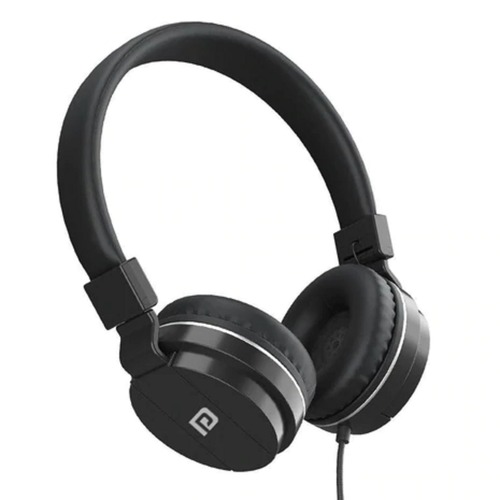 Aural 1 - 1.2 Meter Braided Black Cable, Lightweight On-Ear Headphone With Call, Volume Control & Built-In Microphone