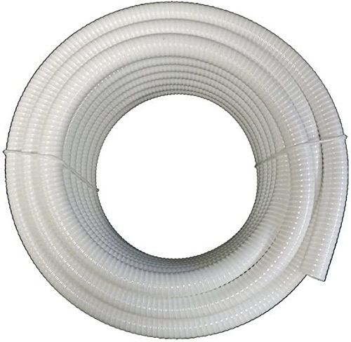 1 1/2" Dia. X 50 Ft White Flexible Pvc Pipe, Hose, Tubing For Pools, Spas And Water Gardens Diameter: 25 Mm Millimeter (Mm)