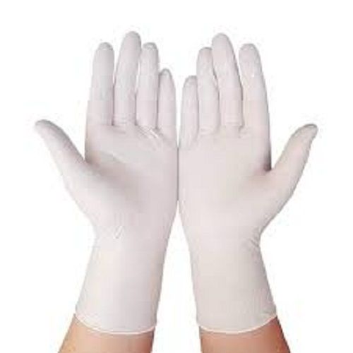 Pe 100% Rubber Disposable Surgical White Nitrile Color Hand Gloves