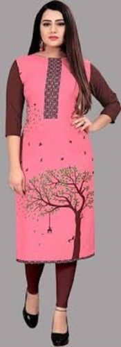 100% Easy To Wear And Comfortable Cotton Fabric Pink Color Ladies Fancy Salwar Suit Decoration Material: Cloths