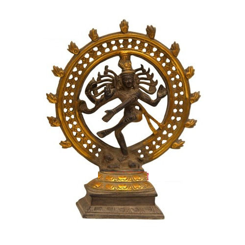 Divineind Handmade Brass Lord Shiva As Nataraja In Dance Mudra Statue