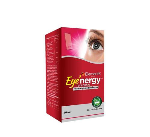  100% Natural Elements Wellness Eye Drops, Re-Energises Tired Eyes 10ml