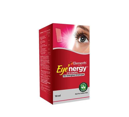  100% Natural Elements Wellness Eye Drops, Re-Energises Tired Eyes 10Ml Age Group: Adult