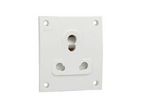 Non-Modular Switches Reo 16A Plastic Combined Socket For Domestic And Commercial (Pack Of 5 Pieces) Cable Diameter: 15 Inch (In)